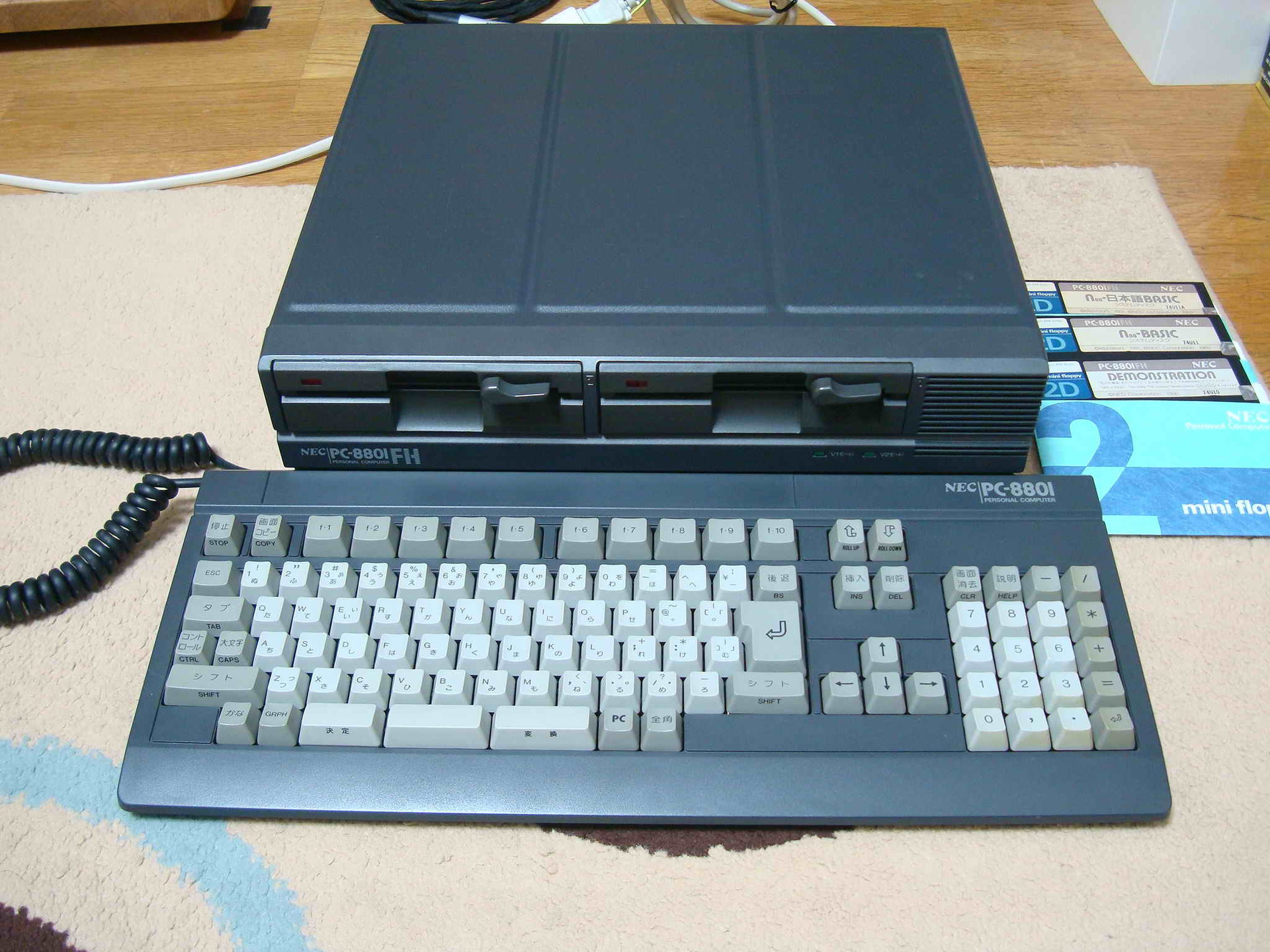 PC-8801FHブラックの修理延命をしています: はにはにのヴィンテージ 